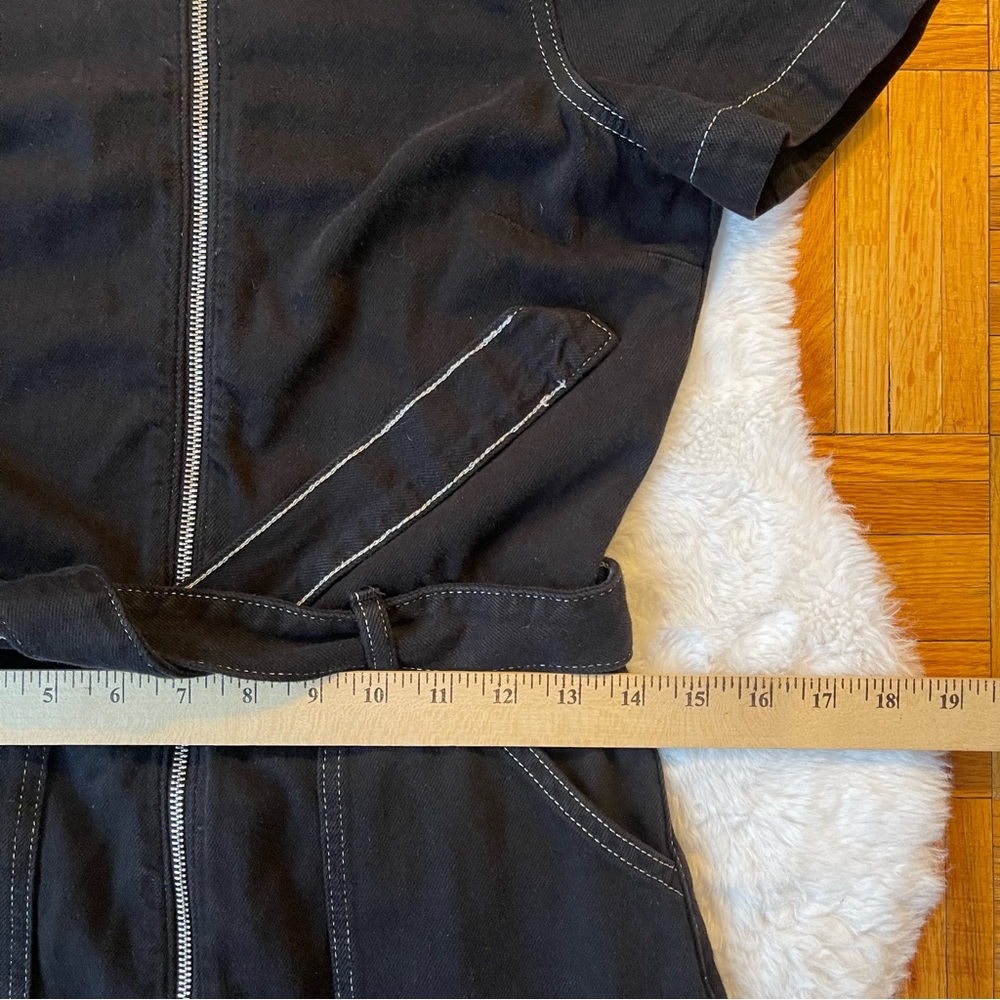 REFORMATION Cassidy Corduroy Jumpsuit Black - Picture 11 of 12
